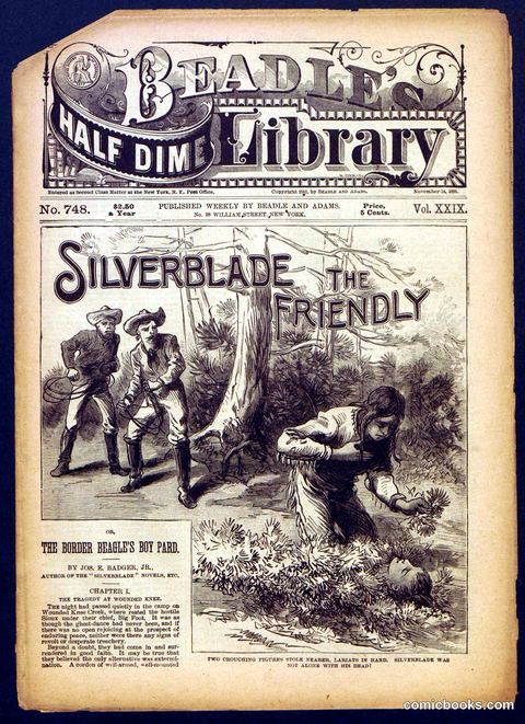 Beadle's Half Dime Library No. 748
