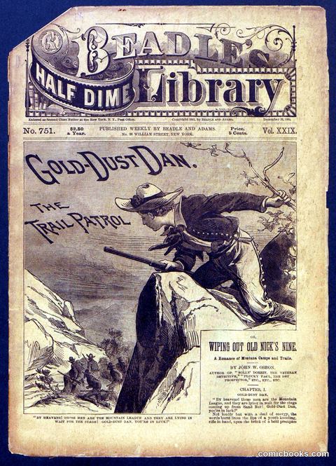 Beadle's Half Dime Library, No. 751