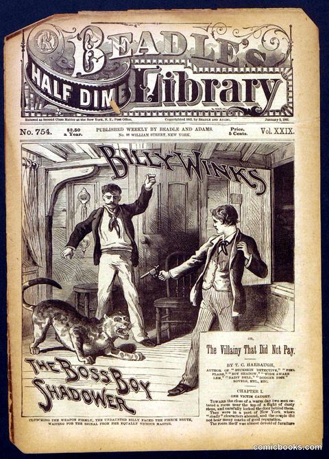 Beadle's Half Dime Library, No. 754