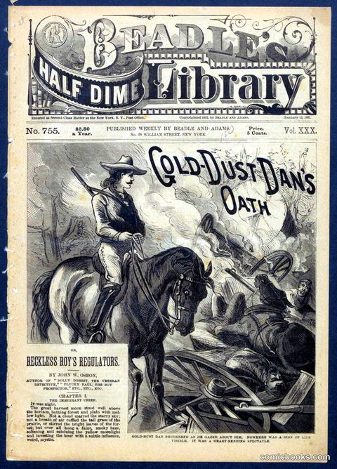 Beadle's Half Dime Library No. 755