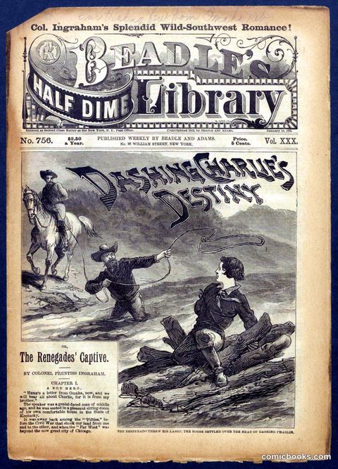 Beadle's Half Dime Library No. 756