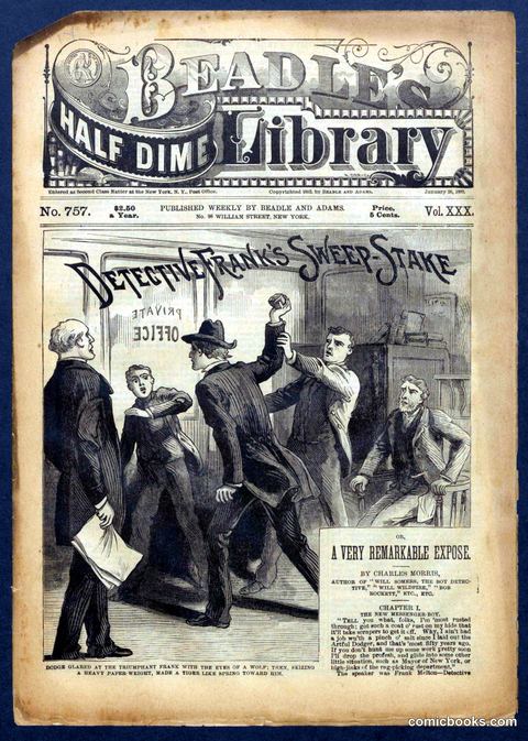 Beadle's Half Dime Library No. 757
