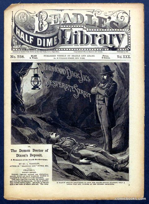 Beadle's Half Dime Library No. 758