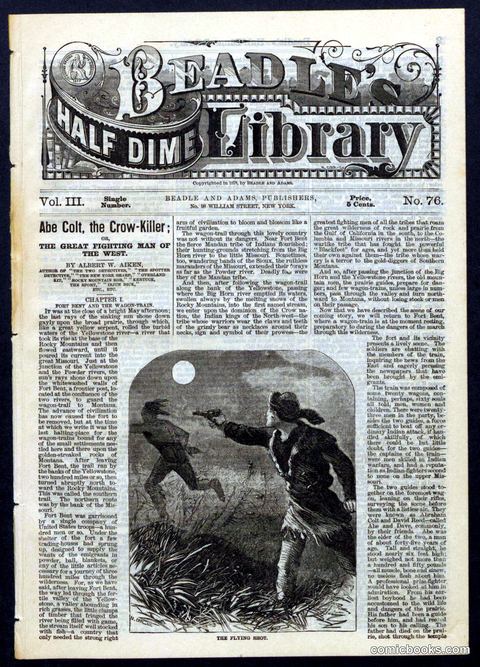 Beadle's Half Dime Library, No. 76