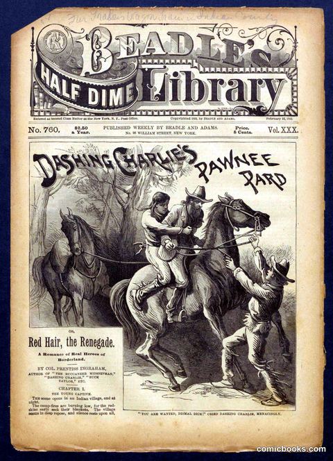 Beadle's Half Dime Library No. 760