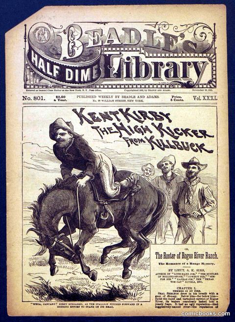 Beadle's Half Dime Library No. 801
