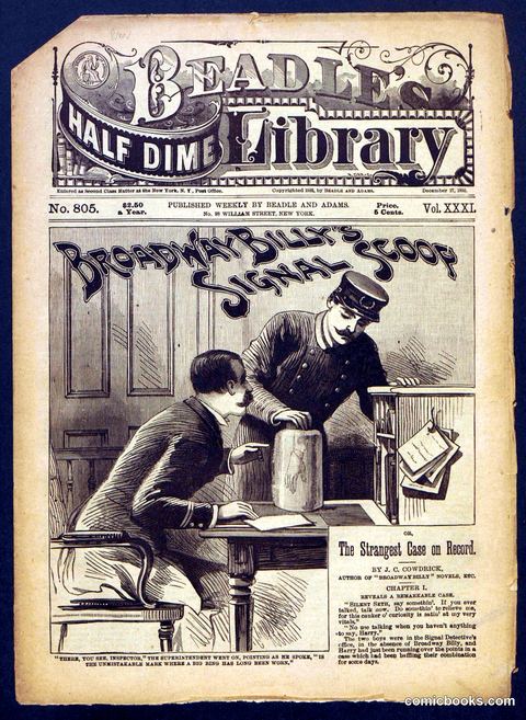 Beadle's Half Dime Library No. 805