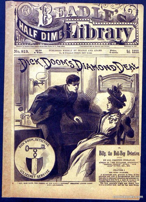Beadle's Half Dime Library No. 813
