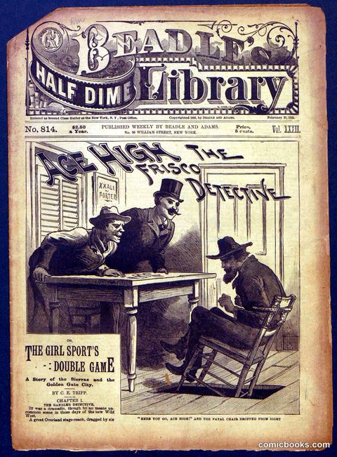 Beadle's Half Dime Library, No. 814