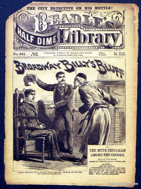 Beadle's Half Dime Library No. 821