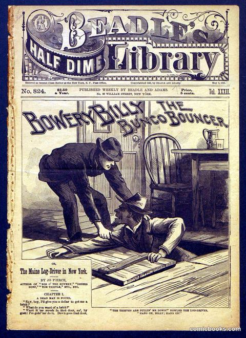 Beadle's Half Dime Library No. 824