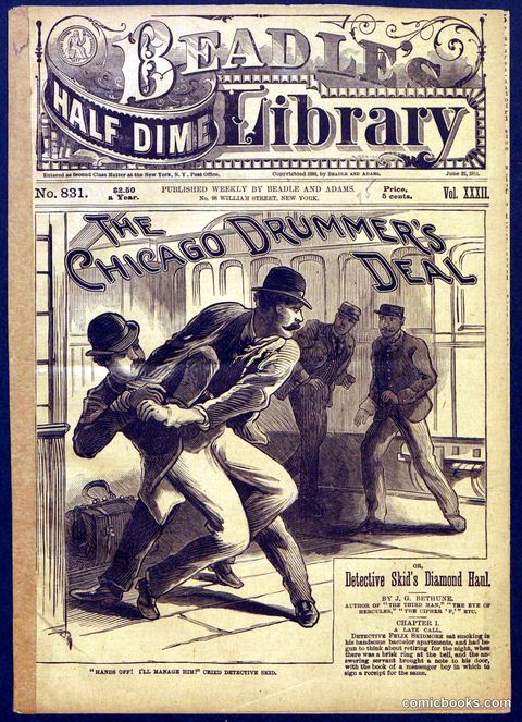 Beadle's Half Dime Library, No. 831
