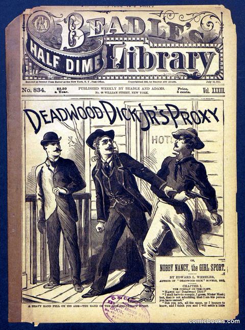 Beadle's Half Dime Library No. 834