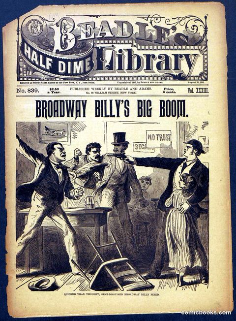 Beadle's Half Dime Library No. 839: Broadway Billy's Big Boom