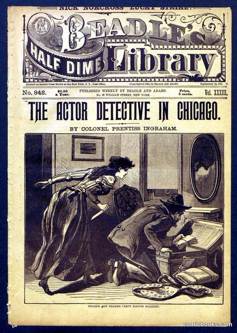 Beadle's Half Dime Library No. 842