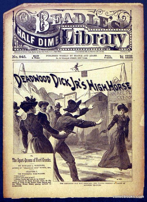 Beadle's Half Dime Library, No. 845