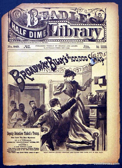 Beadle's Half Dime Library, No. 849