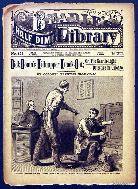 Beadle's Half Dime Library No. 853