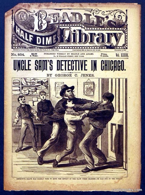 Beadle's Half Dime Library No. 854