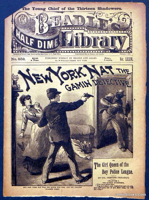Beadle's Half Dime Library No. 859