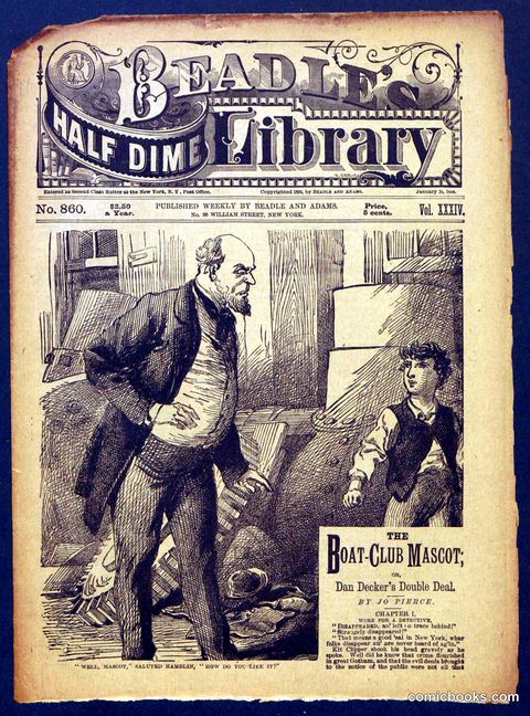 Beadle's Half Dime Library, No. 860