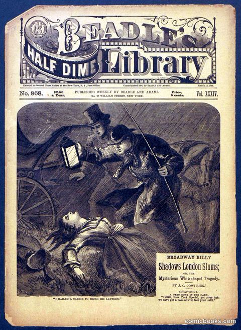 Beadle's Half Dime Library No. 868
