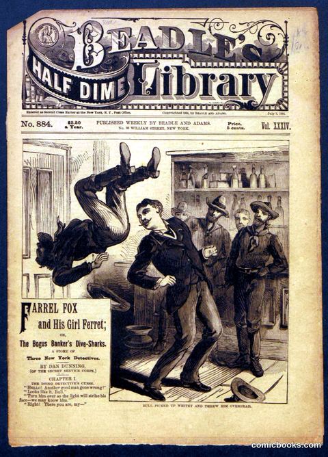 Beadle's Half Dime Library, No. 884