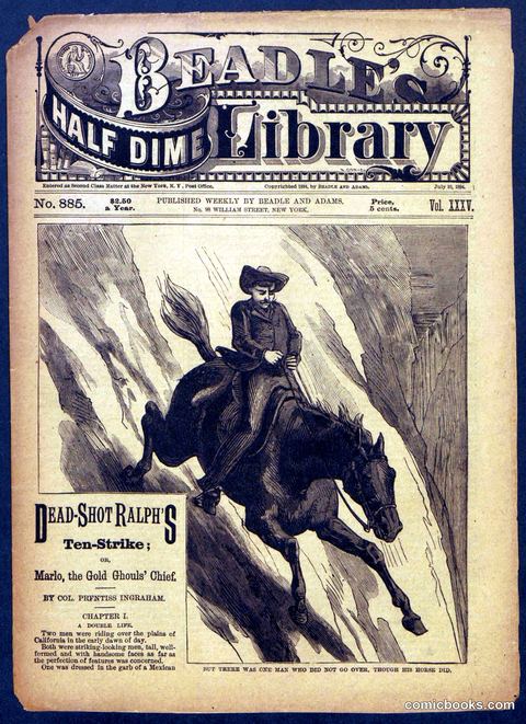 Beadle's Half Dime Library No. 885