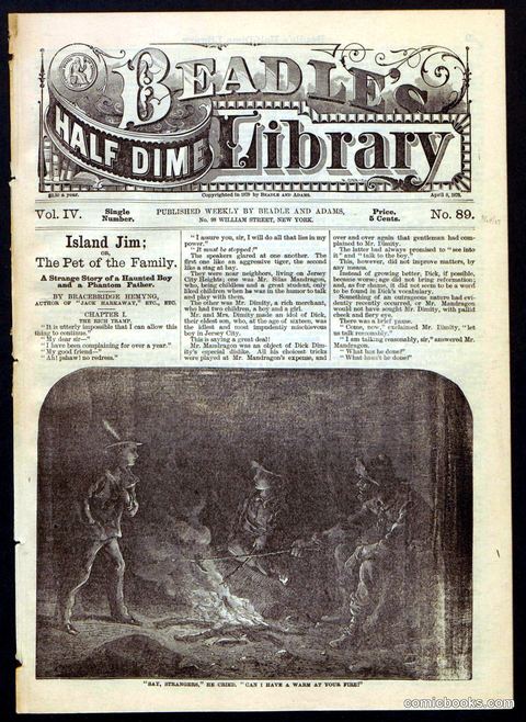 Beadle's Half Dime Library, No. 89