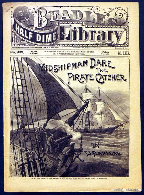 Beadle's Half Dime Library No. 909: Midshipman Dare, the Pirate Catcher