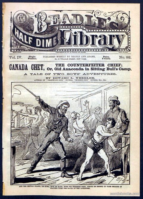 Beadle's Half Dime Library, No. 92