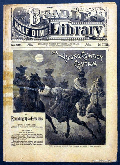 Beadle's Half Dime Library No. 925