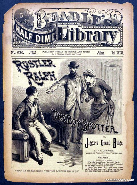 Beadle's Half Dime Library, No. 930
