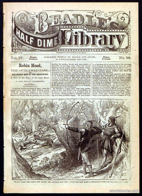 Beadle's Half Dime Library, No. 98
