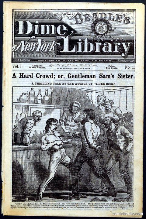 Beadle's Dime Library No. 1