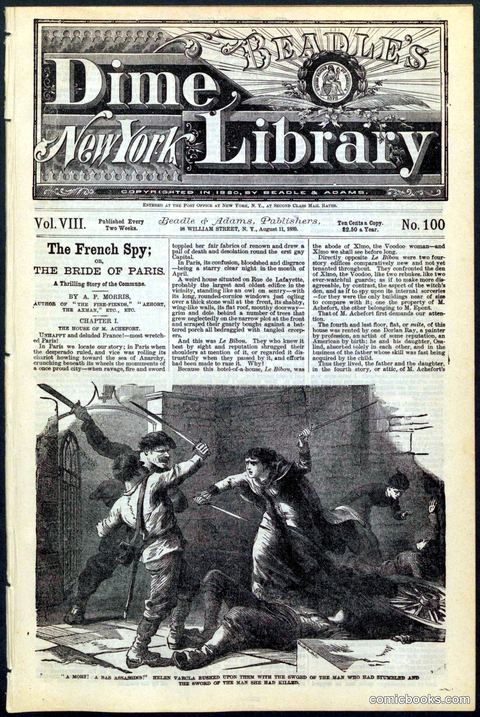 Beadle's New York Dime Library, No. 100