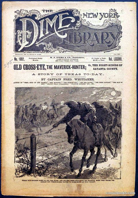 Beadle's New York Dime Library No. 1092