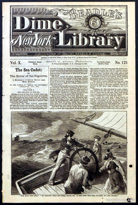 Beadle's New York Dime Library, No. 121