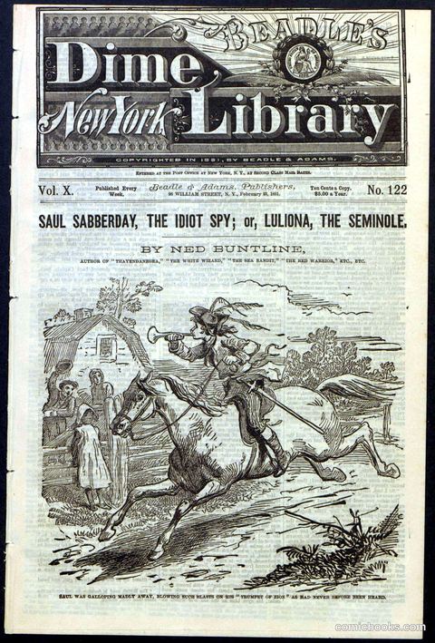 Beadle's New York Dime Library No. 122