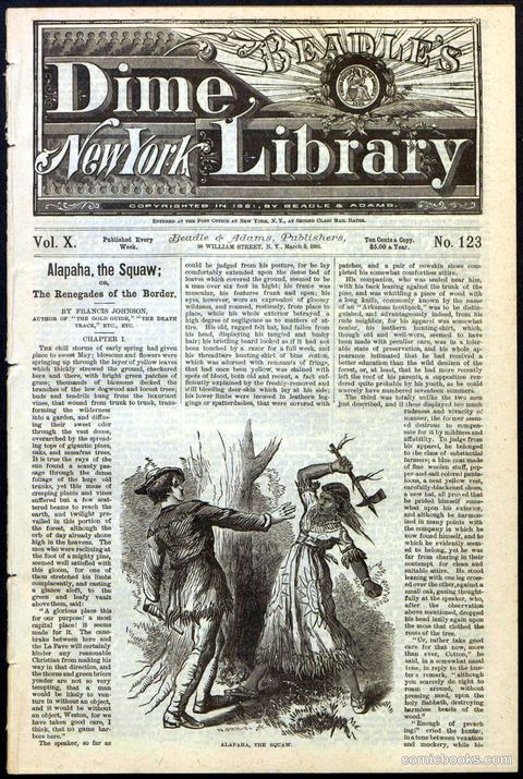 Beadle's New York Dime Library No. 123