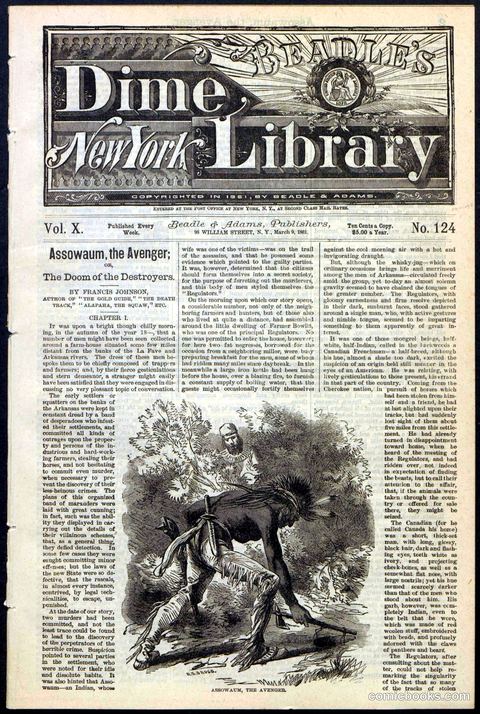 Beadle's New York Dime Library No. 124