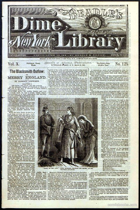 Beadle's New York Dime Library No. 125