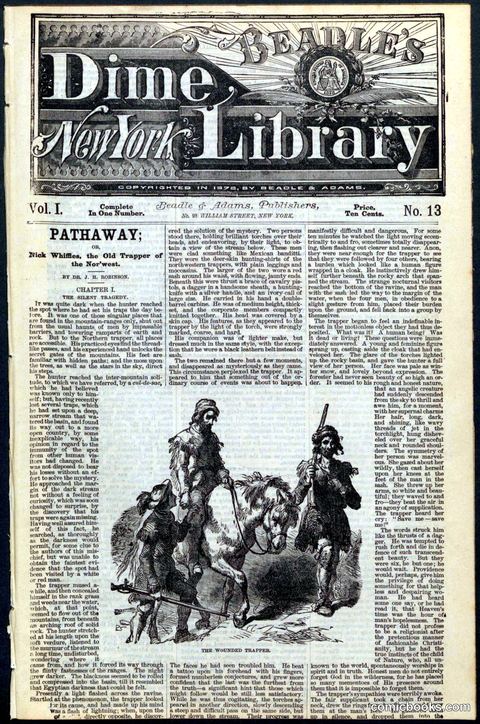 Beadle's Dime Library, No. 13