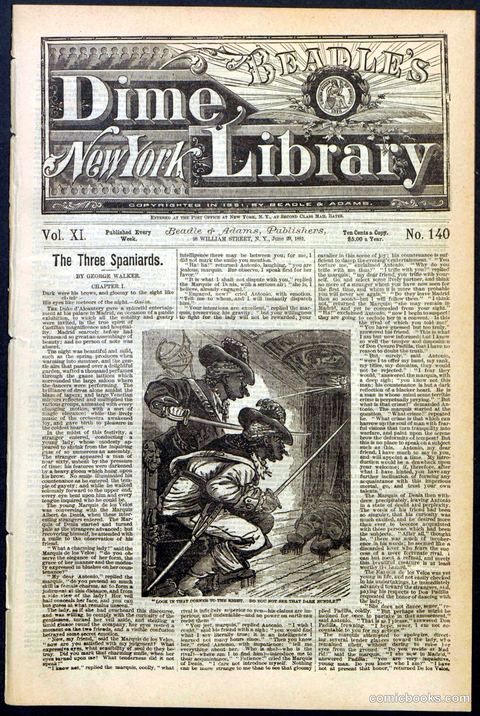 Beadle's New York Dime Library No. 140