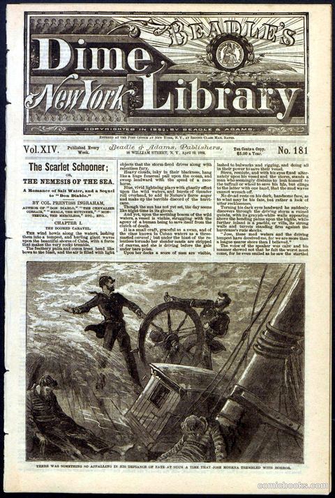 Beadle's New York Dime Library, No. 181