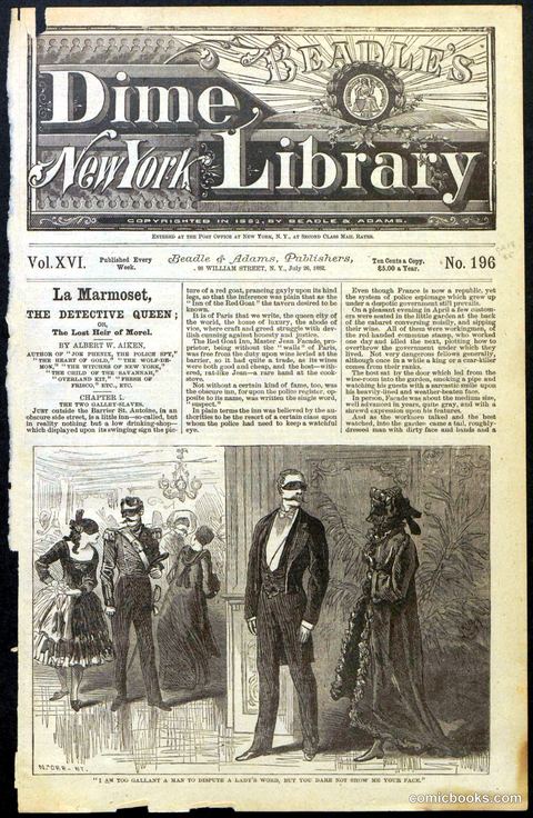 Beadle's New York Dime Library, No. 196