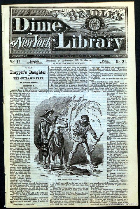 Beadle's New York Dime Library, No. 21