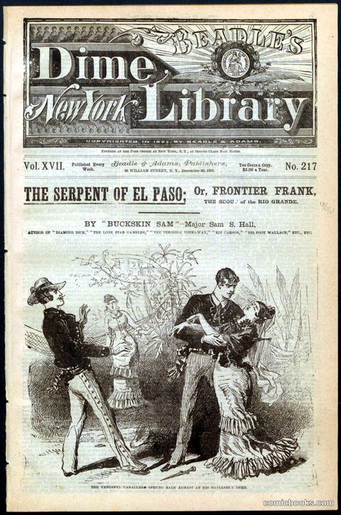 Beadle's New York Dime Library No. 217