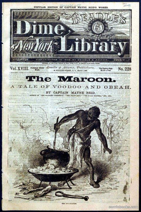 Beadle's Dime Library No. 228: The Maroon