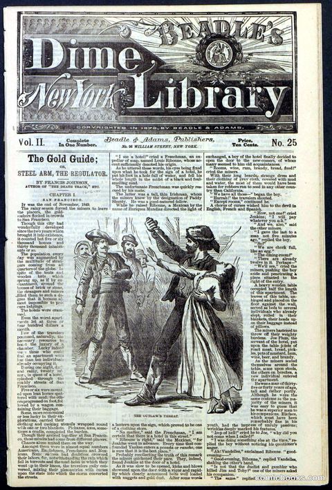 Beadle's New York Dime Library, No. 25